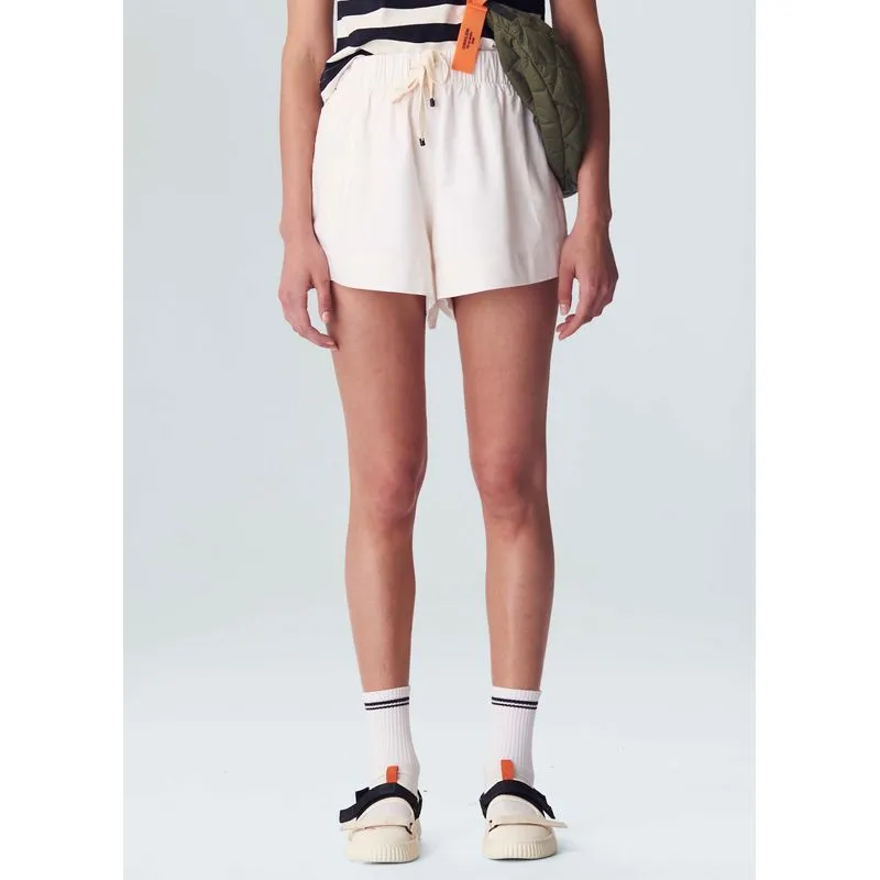 Short white linen - branco - G