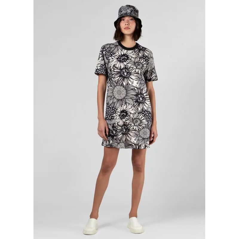 Vestido t-shirt sunflower light - off white - M