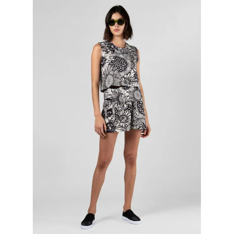 Short sunflower light Short fem sunflower light - off white - G
