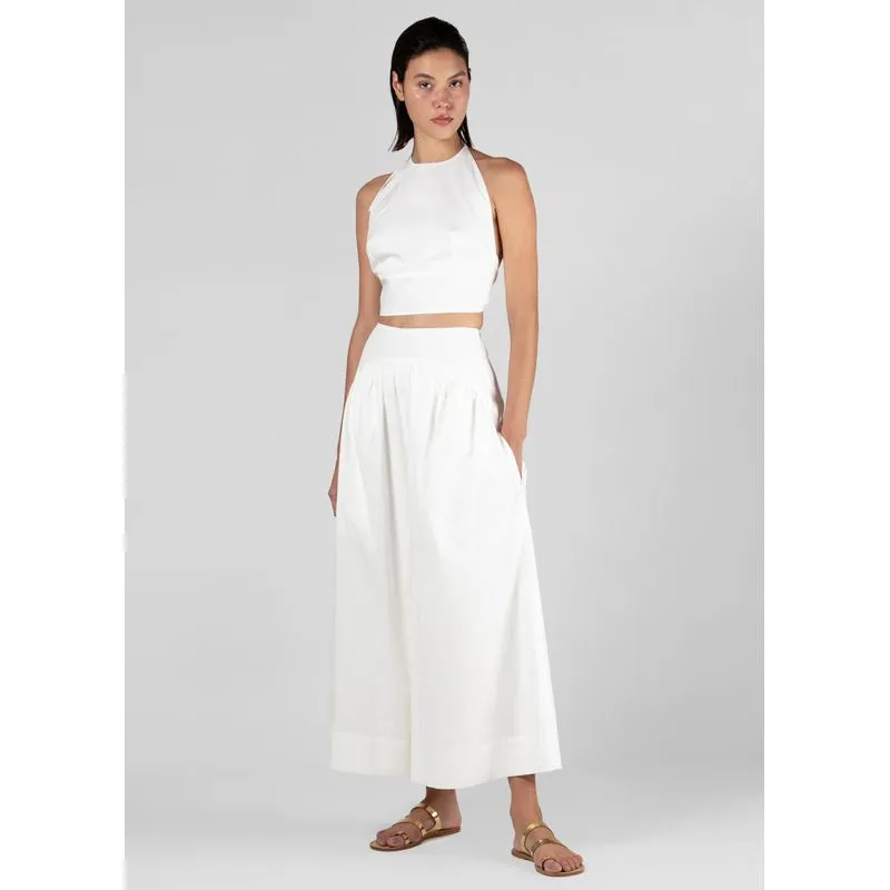 Calça tricoline branco Calca tricoline branco - branco - 36