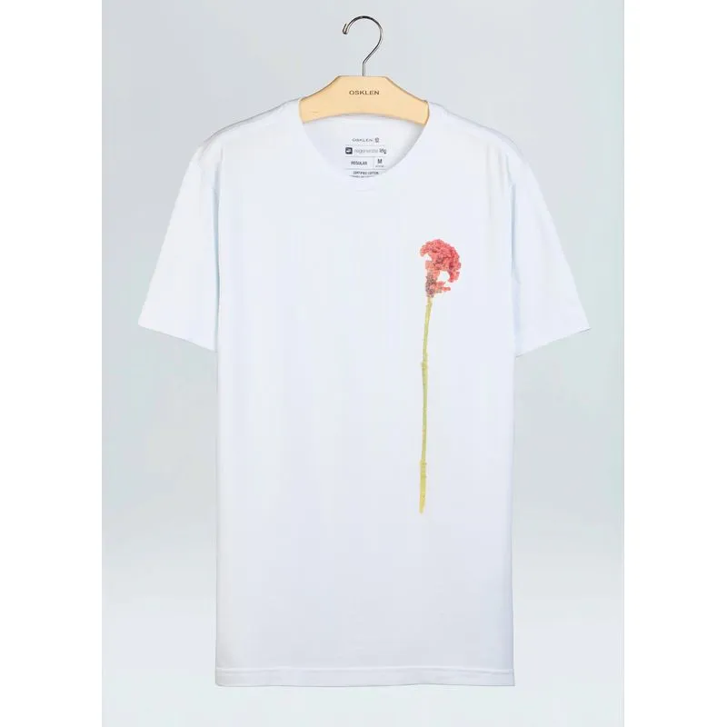 T-shirt flor celosia - off white - G
