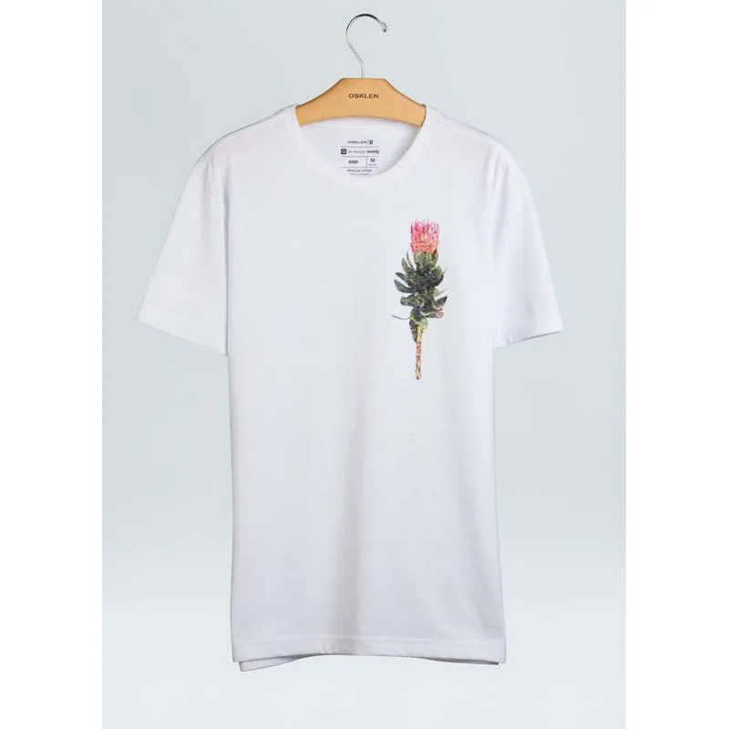 T-shirt flor pinho - off white - GG