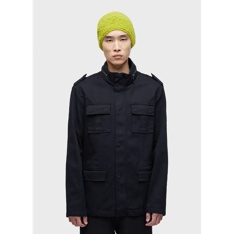 Parka pockets gola alta Parka masc pockets gola alta - preto - P