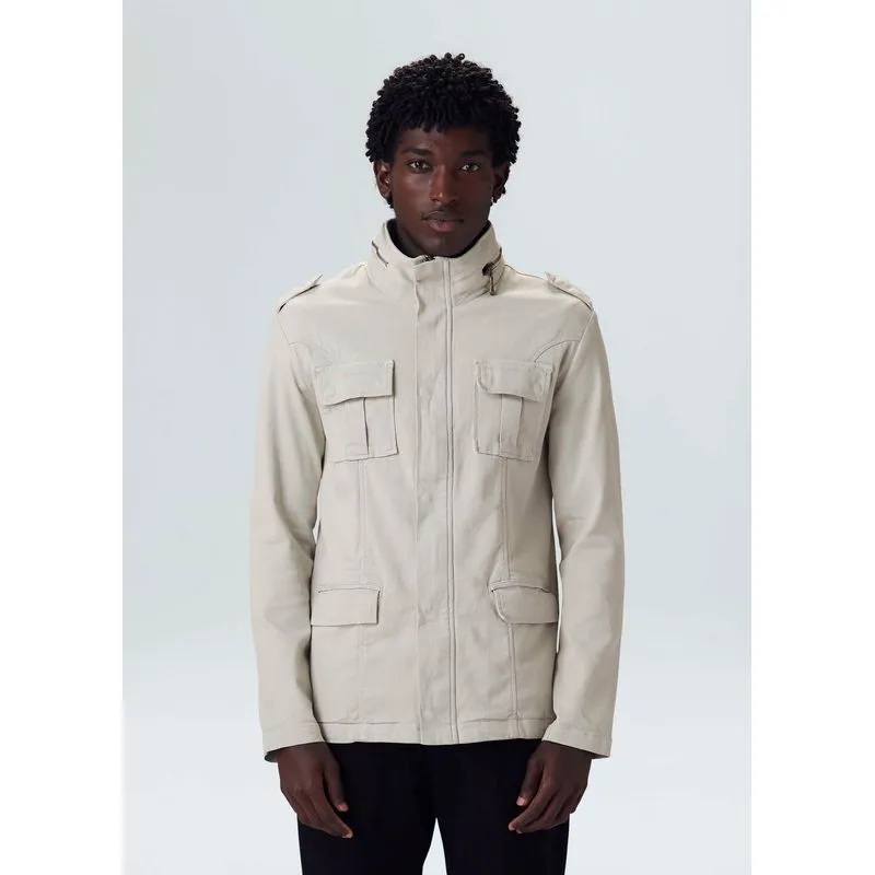 Parka pockets gola alta Parka masc pockets gola alta - branco - GG