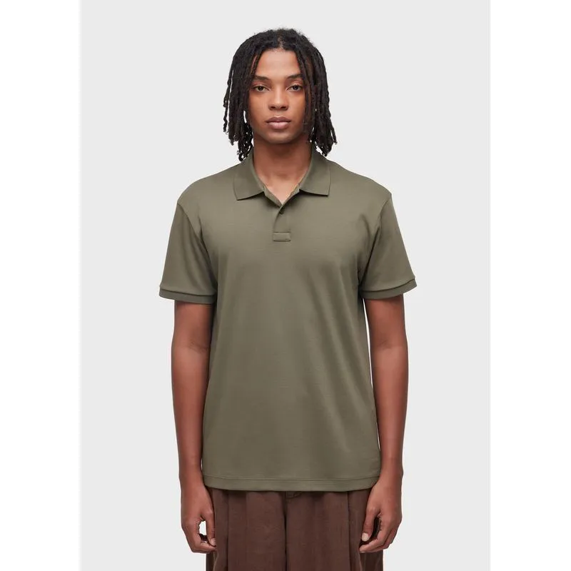 Polo supersoft - verde forest - M