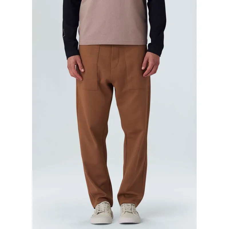 Calça casual double color - bege - M
