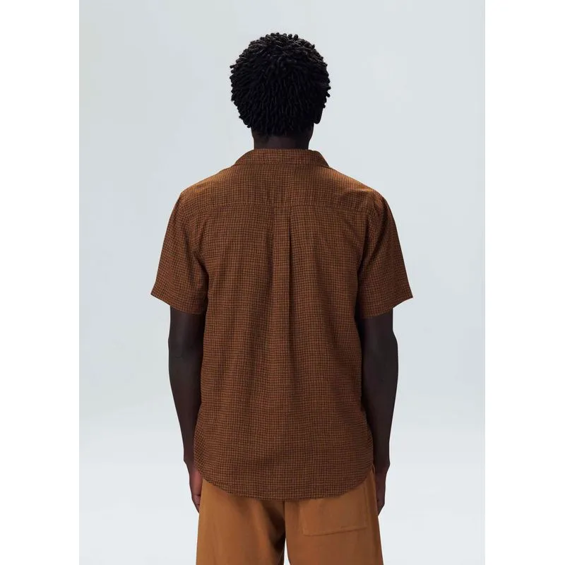 Camisa grid color mc - bege - GG