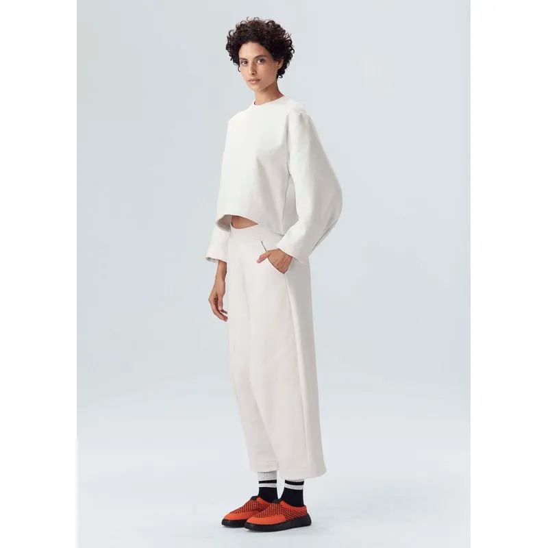Calça moletom organic Calca fem moletom organic - off white - G
