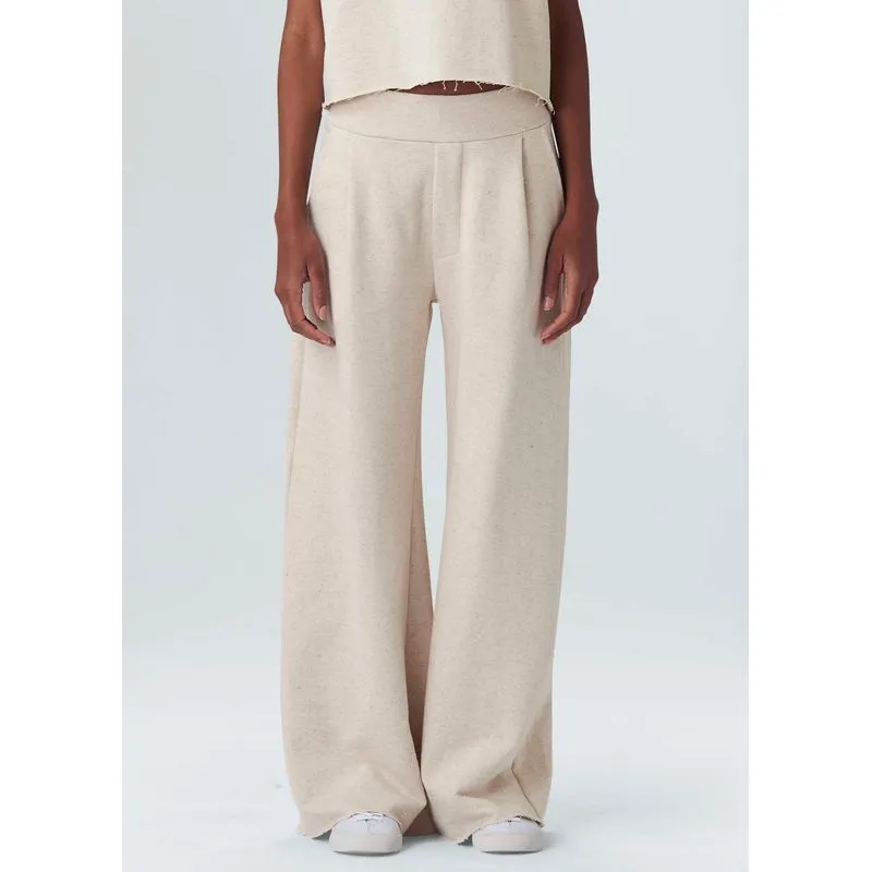 Calça moletom cânhamo e-basics Calca fem moletom canhamo e-basics - natural - M