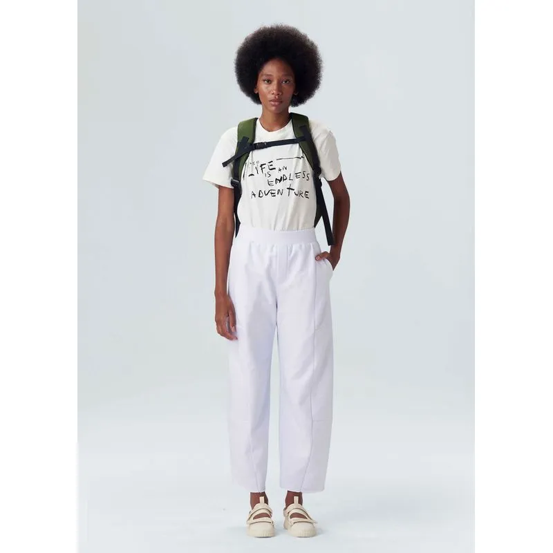 Calça moletom soft Calca fem moletom soft - off white - M