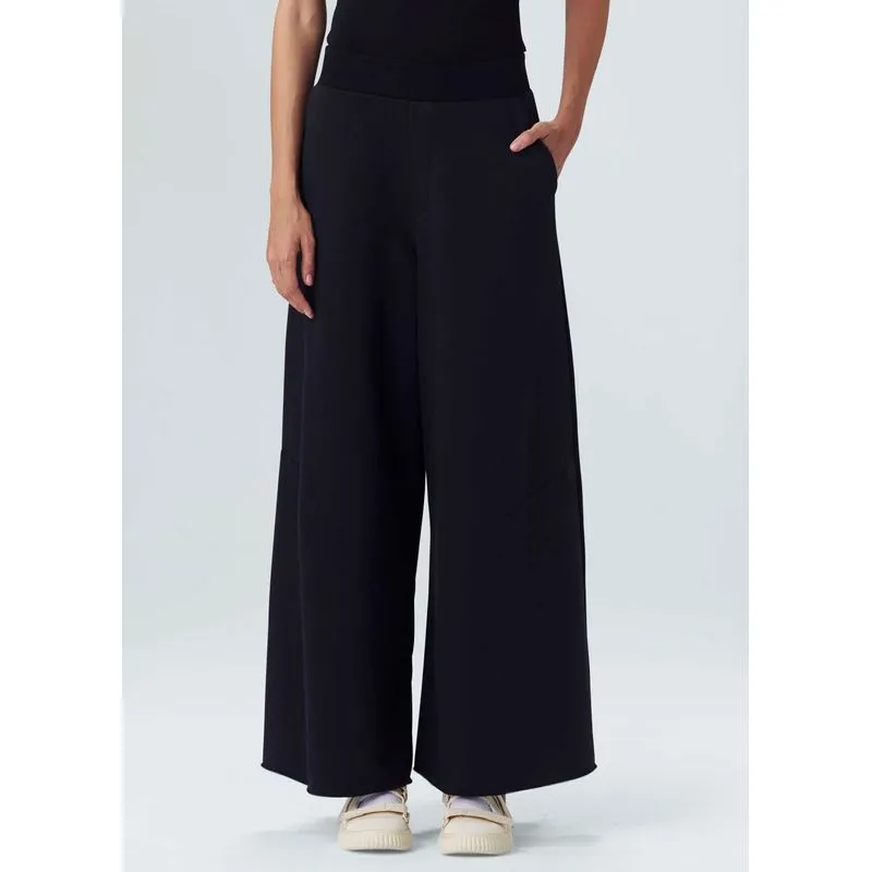 Calça moletom soft básica Calca fem moletom soft basica - preto - P