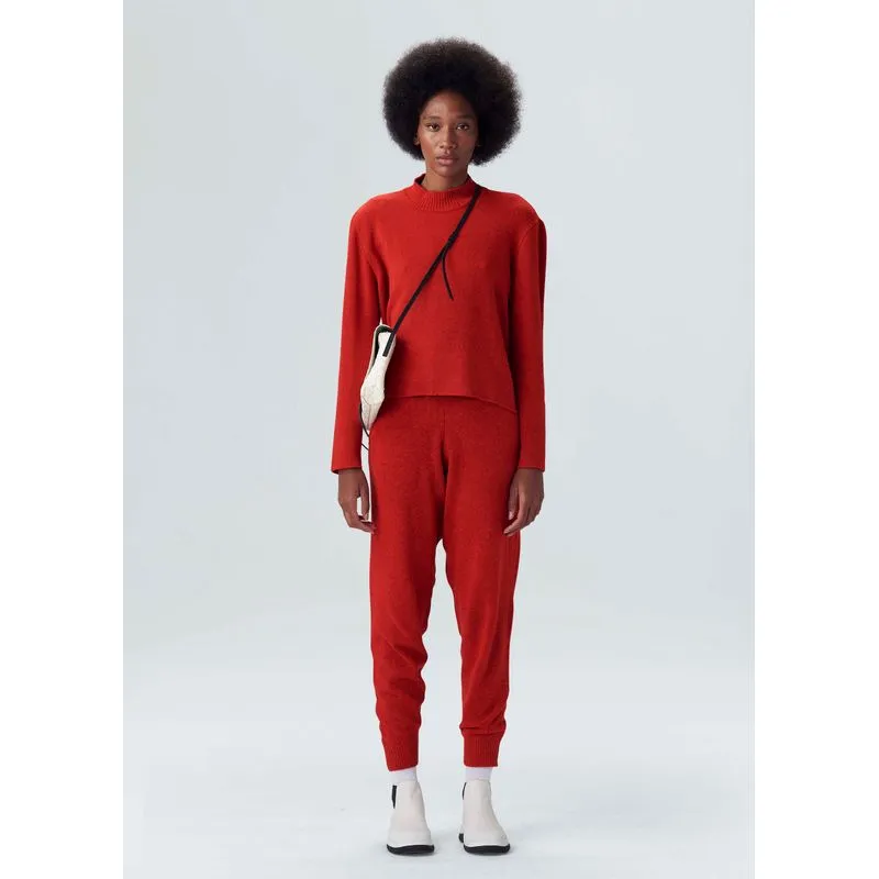 Calça tricot jogging crisp Calca tricot jogging crisp - vermelho - G