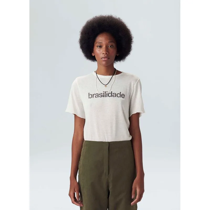 Tshirt brasilidade Tshirt fem brasilidade - off white - P