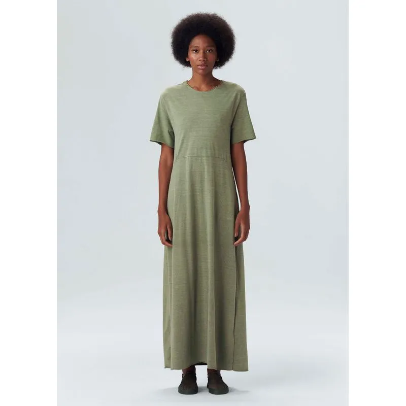 Vestido midi balance - verde forest - P