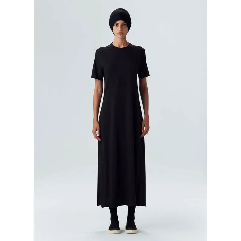 Vestido midi balance black - preto - P