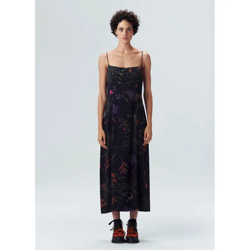 Vestido jardim noturno - preto - P