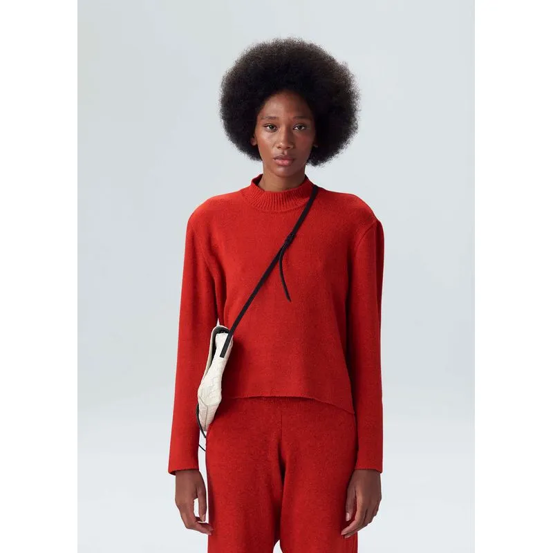 Casaco tricot crisp - vermelho - G