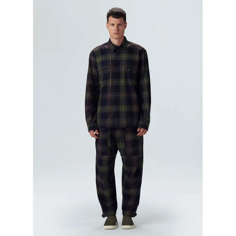 Calça flannel plaid Calca flannel plaid - verde - 46