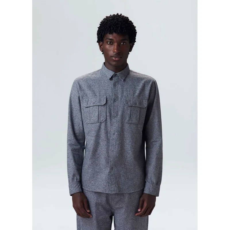 Overshirt flannel journey - cinza - G