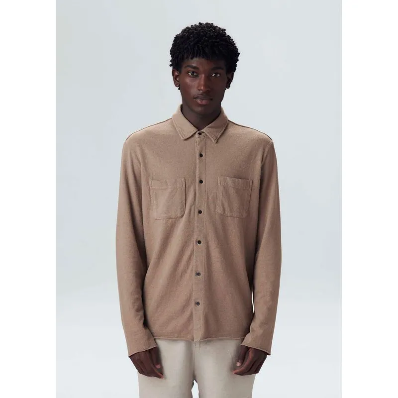 Camisa modern army pockets - bege - P