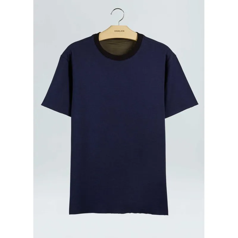 T-shirt double rose - verde forest - M