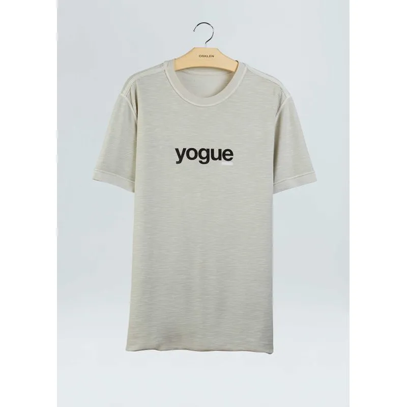 T-shirt double yogue - areia - G