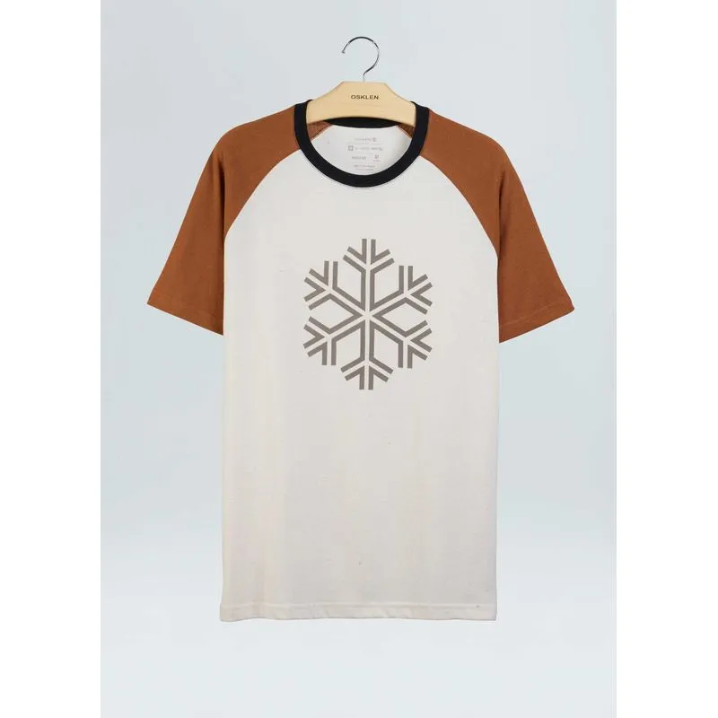 T-shirt raglan snow icon - off white - G