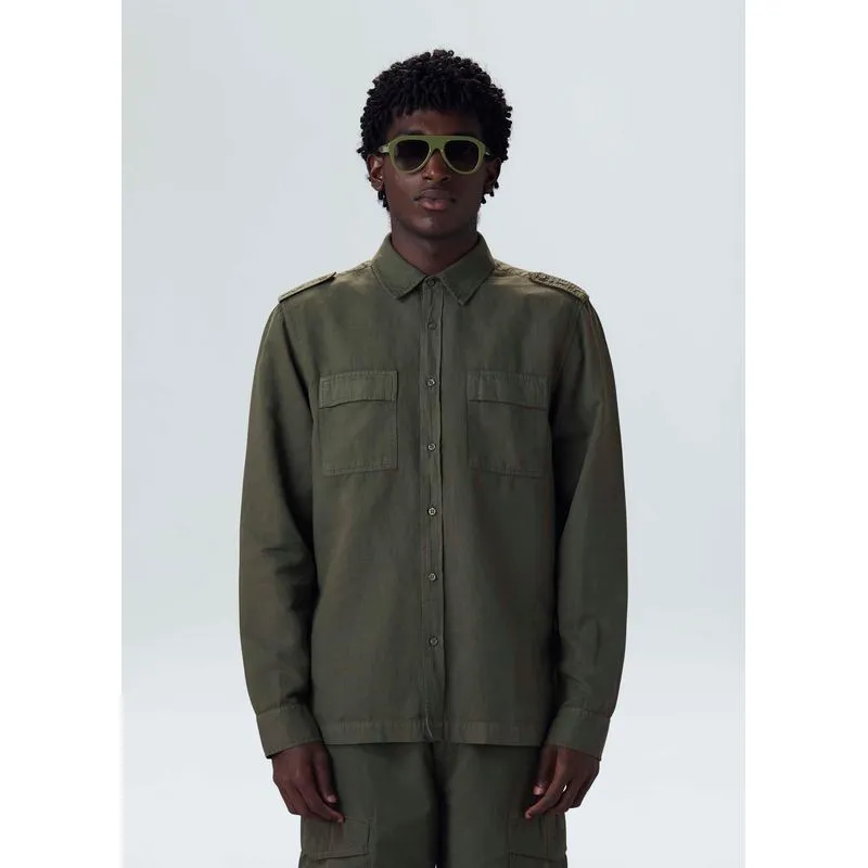 Camisa utility hemp Camisa ml utility hemp - verde forest - GG