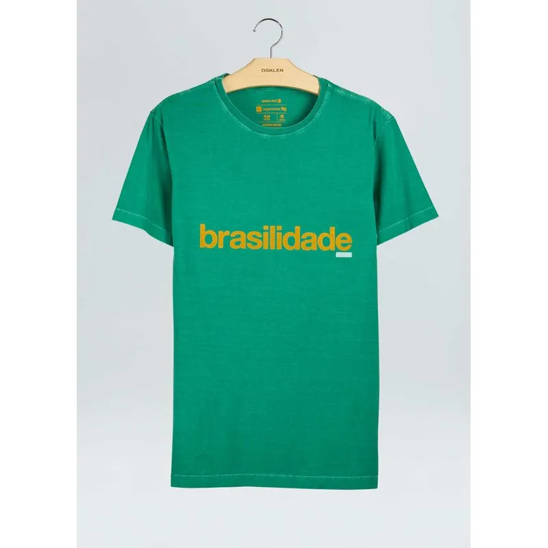 T-shirt stone brasilidade - verde - GG