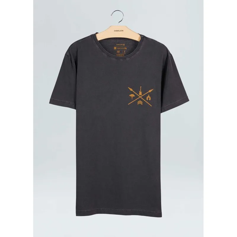 T-shirt stone amazon symbols - cinza - P
