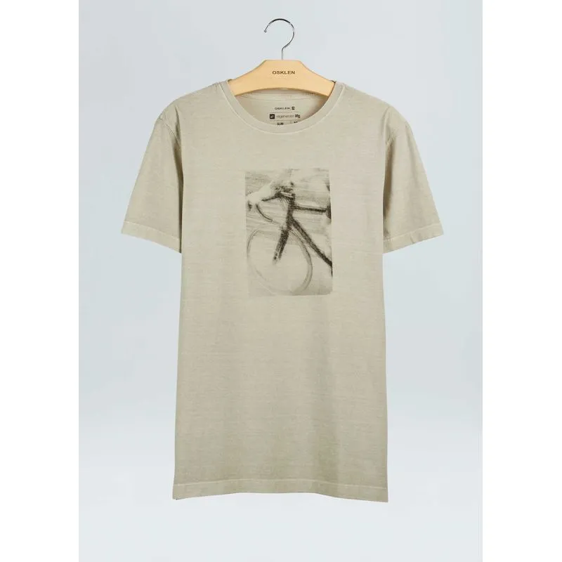 T-shirt stone cycling - branco - G