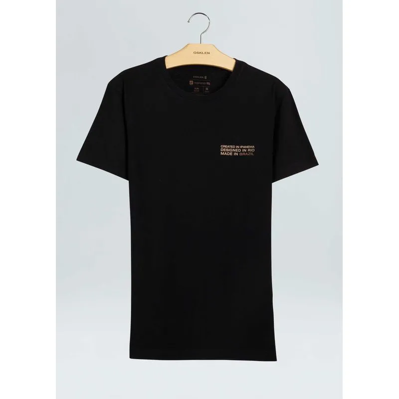 T-shirt vintage created - preto - GG