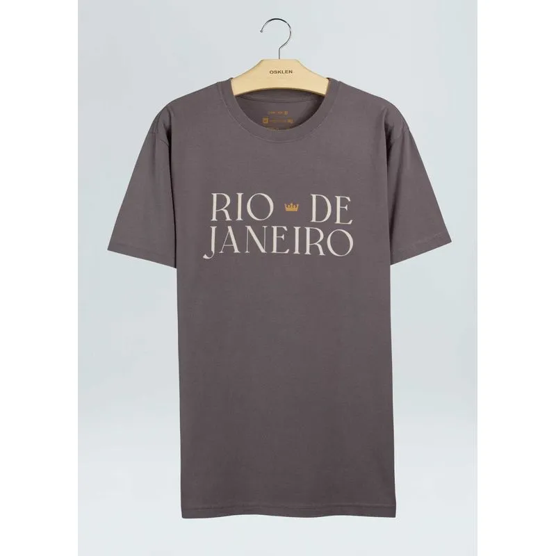 T-shirt vintage rio de janeiro - cinza - M