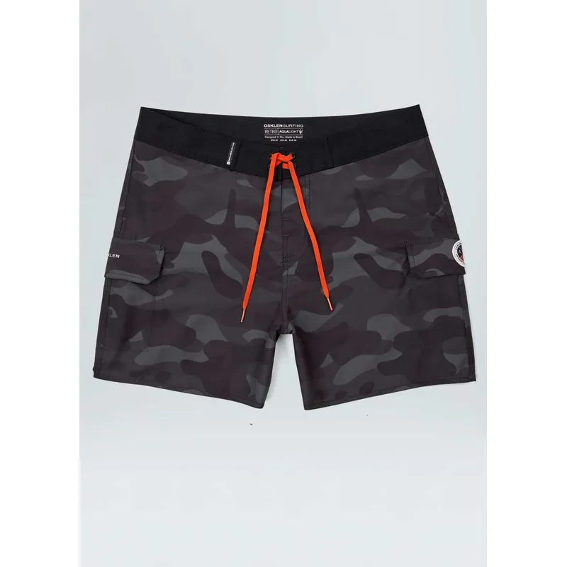 Bermuda surf deep camo - preto - 42