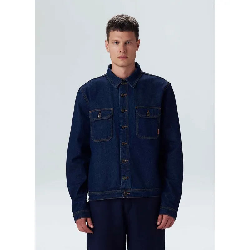 Jaqueta jeans bold - azul - P