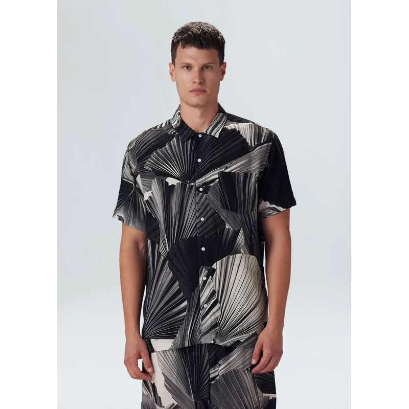 Camisa palm light mc - off white - M