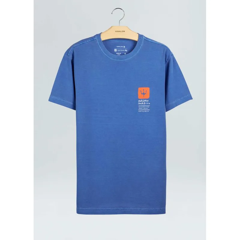T-shirt stone color boards - azul - M