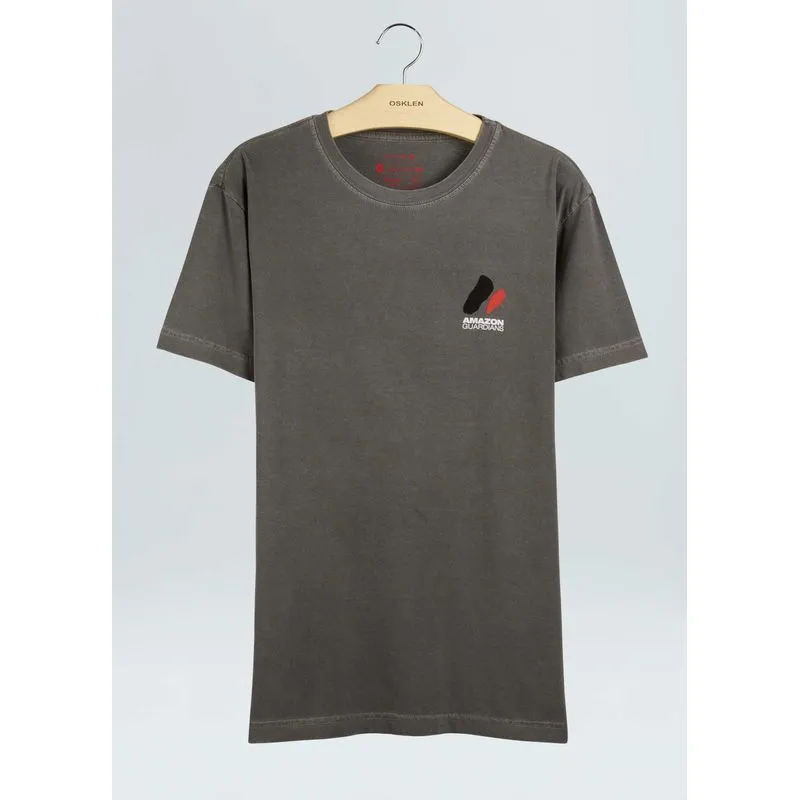 T-shirt stone urucum - cinza - P