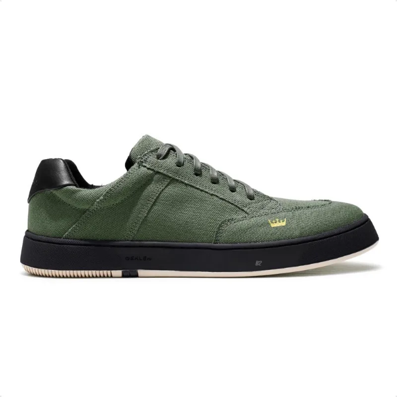 Tênis Osklen Soho Lona Black Sole Masculino 41 / Verde / Preto