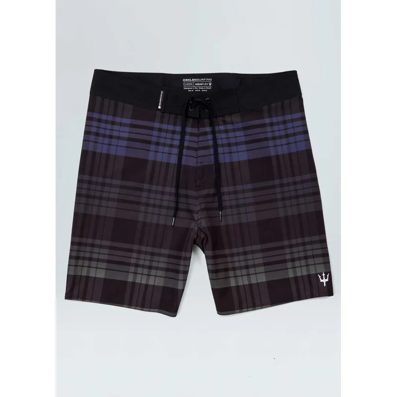 Bermuda surf gradiente plaid - azul - 44