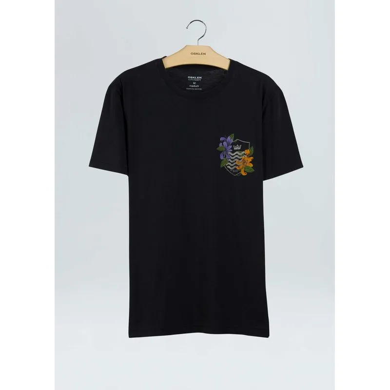 T-shirt soft used brasão garden T-shirt soft used brasao garden - preto - GG