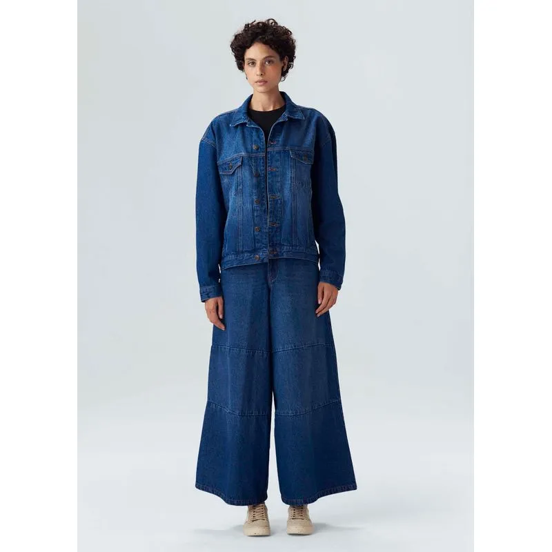 Calça jeans arpoador Calca jeans arpoador - azul - 38