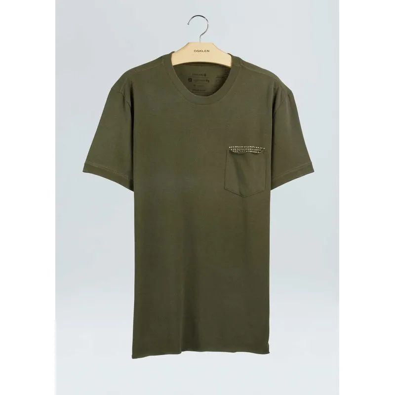 T-shirt pocket design - verde forest - GG