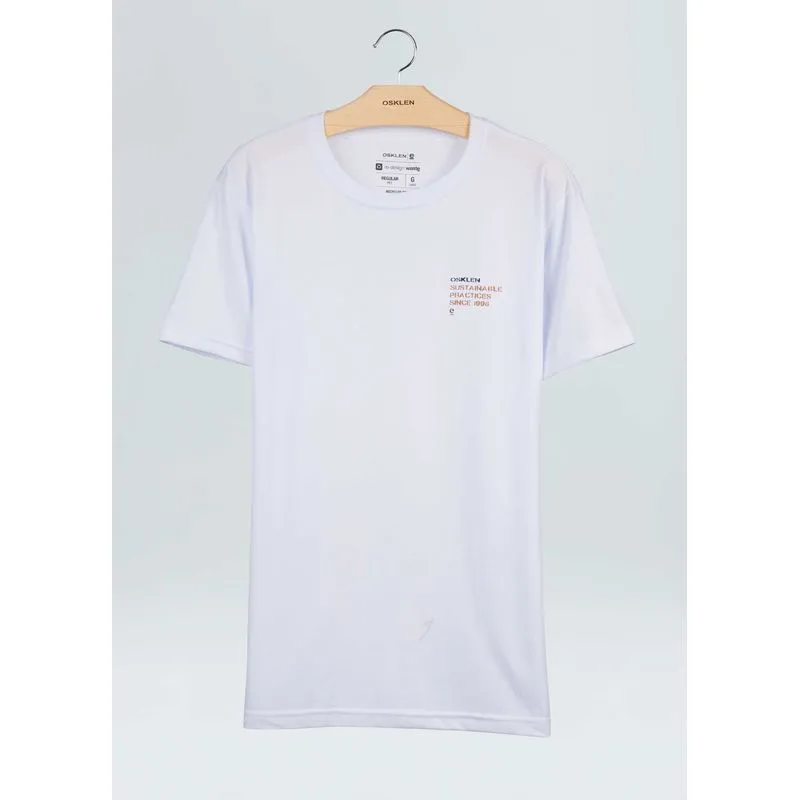 T-shirt pet sustainable practices - branco - M