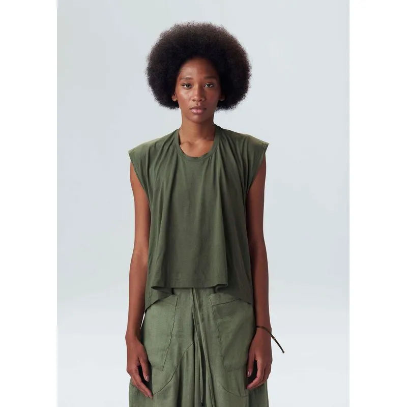 Blusa irregular Blusa fem irregular - verde forest - M