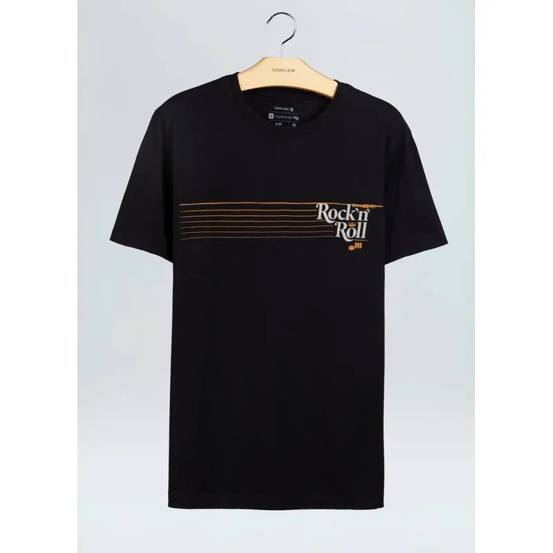 T-shirt vintage rock strings - preto - G