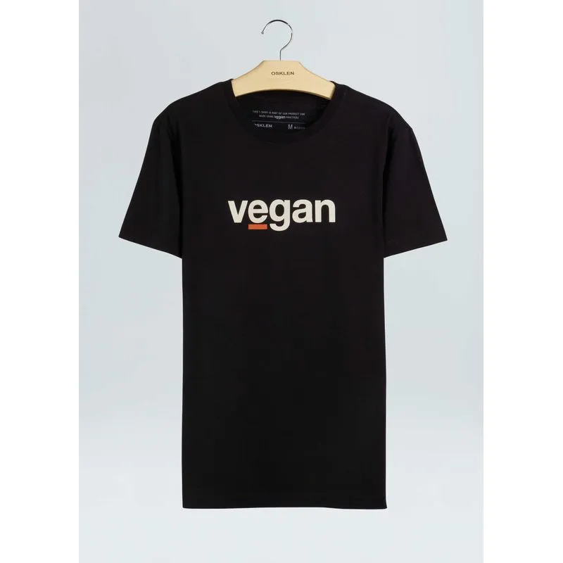 T-shirt vintage vegan - preto - G