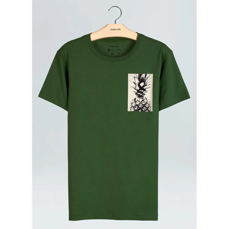 T-shirt vintage abacaxi crop - verde - G