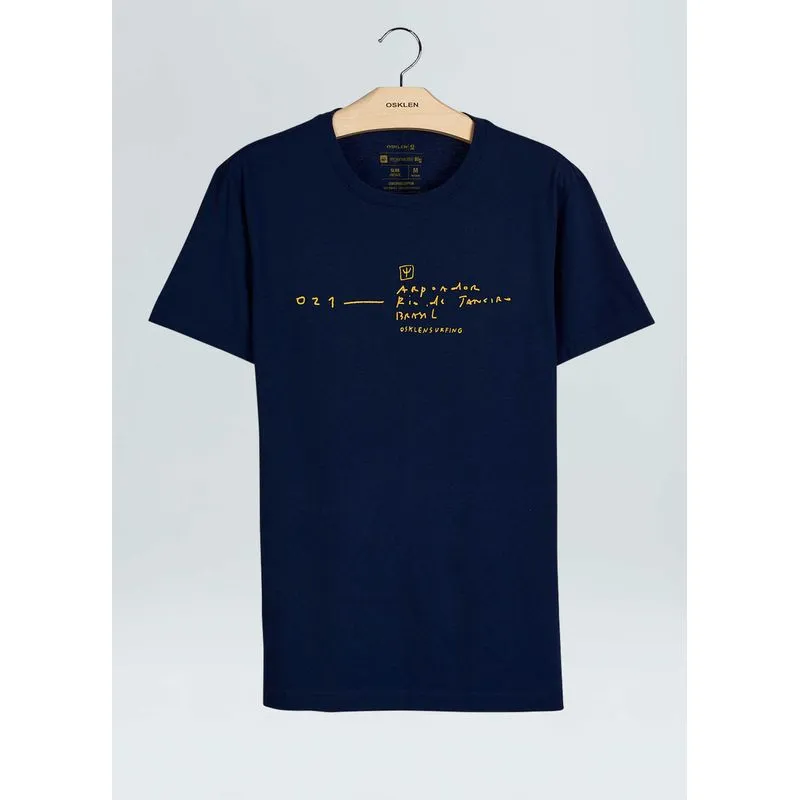 T-shirt vintage surf local - azul marinho - G