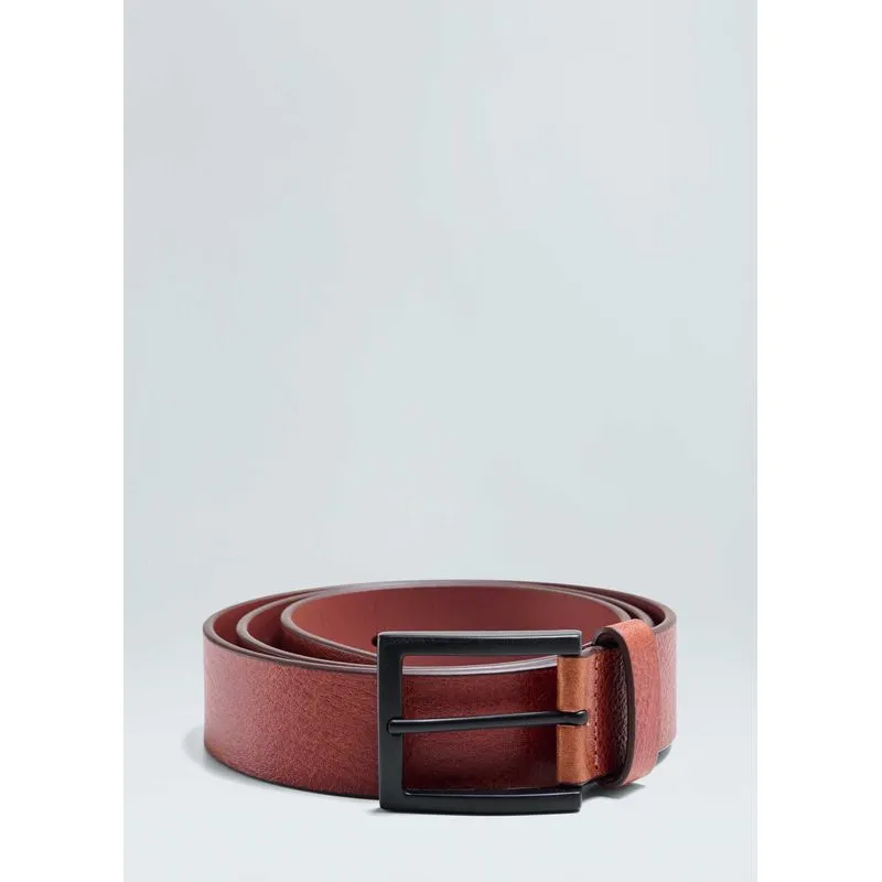Cinto e leather Cinto masc e leather - marrom - 90